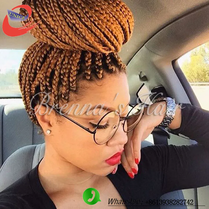 Buy crochet braids box braids hair extension #27 blonde box braiding ...