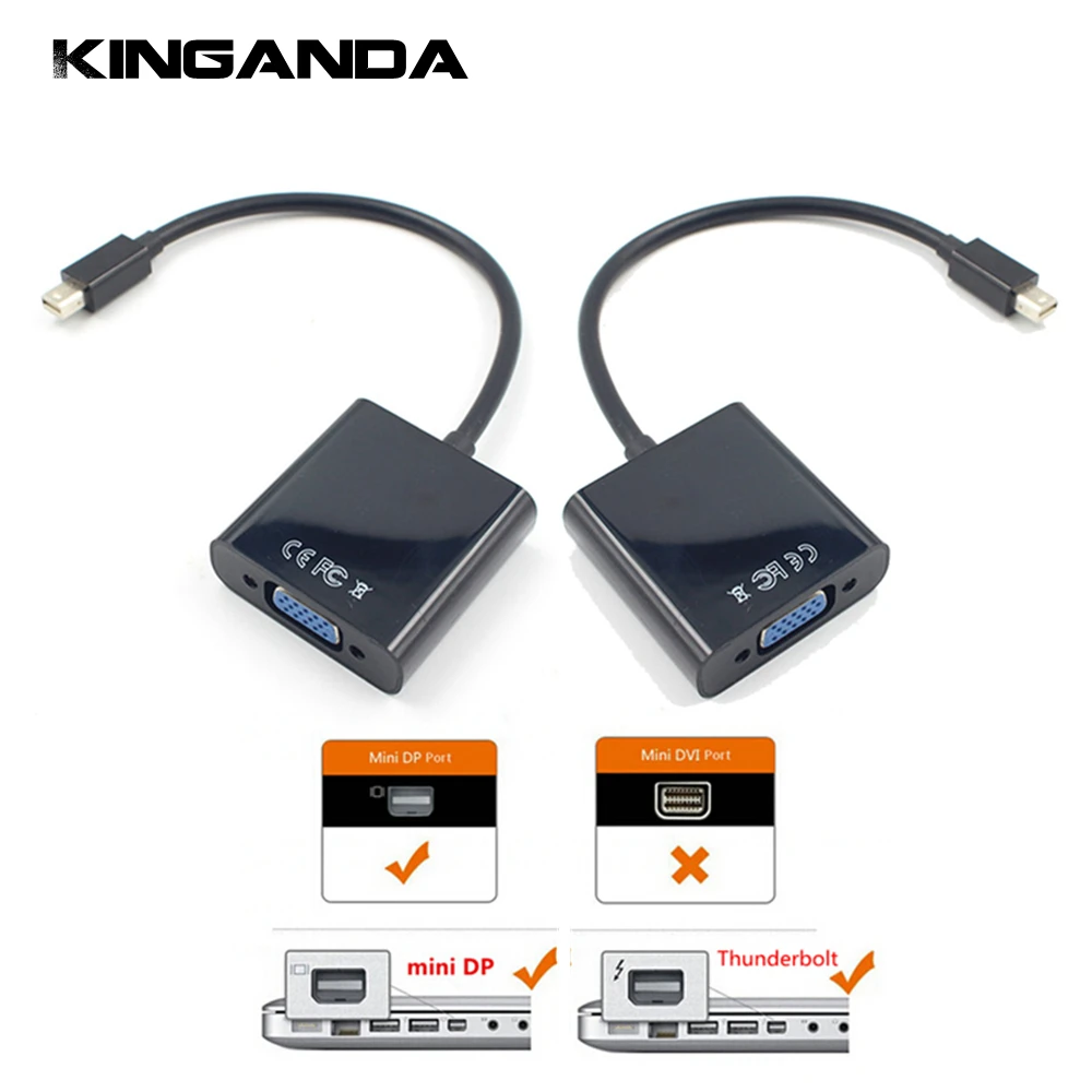 Mini DP Displayport 20pin to VGA 15pin Thunderbolt Converter for Apple MacBook Pro Air for iMac D-Sub HDTV Cable Laptop Monitor Mini DP Displayport 20pin to VGA 15pin Thunderbolt Converter for Apple MacBook Pro Air for iMac D-Sub HDTV Cable Laptop Monitor