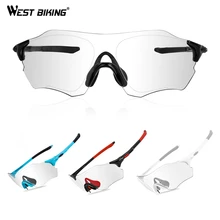 WEST BIKING Polarized Cycling Sunglasses Photochromic UV400 Outdoor Sport Cycling Sun Glasses Road MTB Bicycle Cycling Glasses