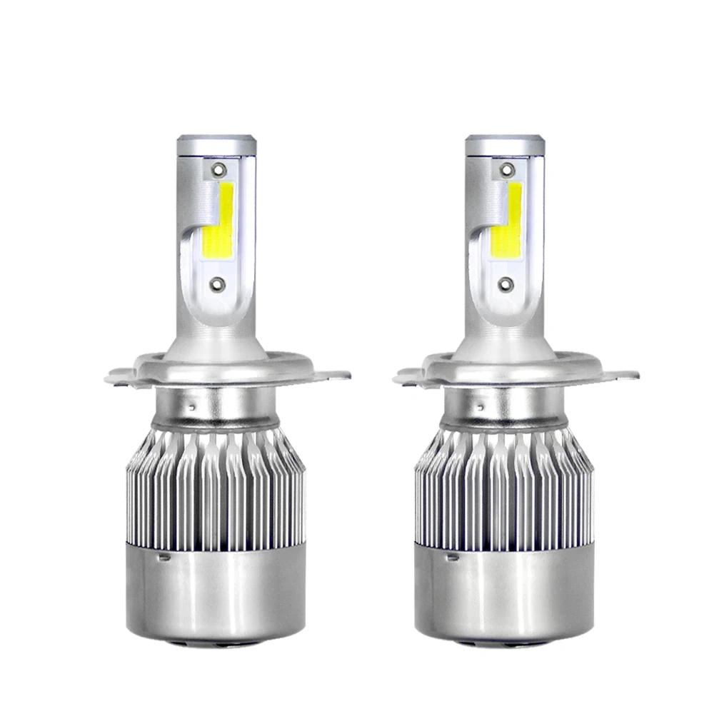 

COB H4 HB2 9003 Hi-Lo Beam Car LED Headlight Bulbs 72W 7200LM IP68 Waterproof Auto Headlamp Led Lights