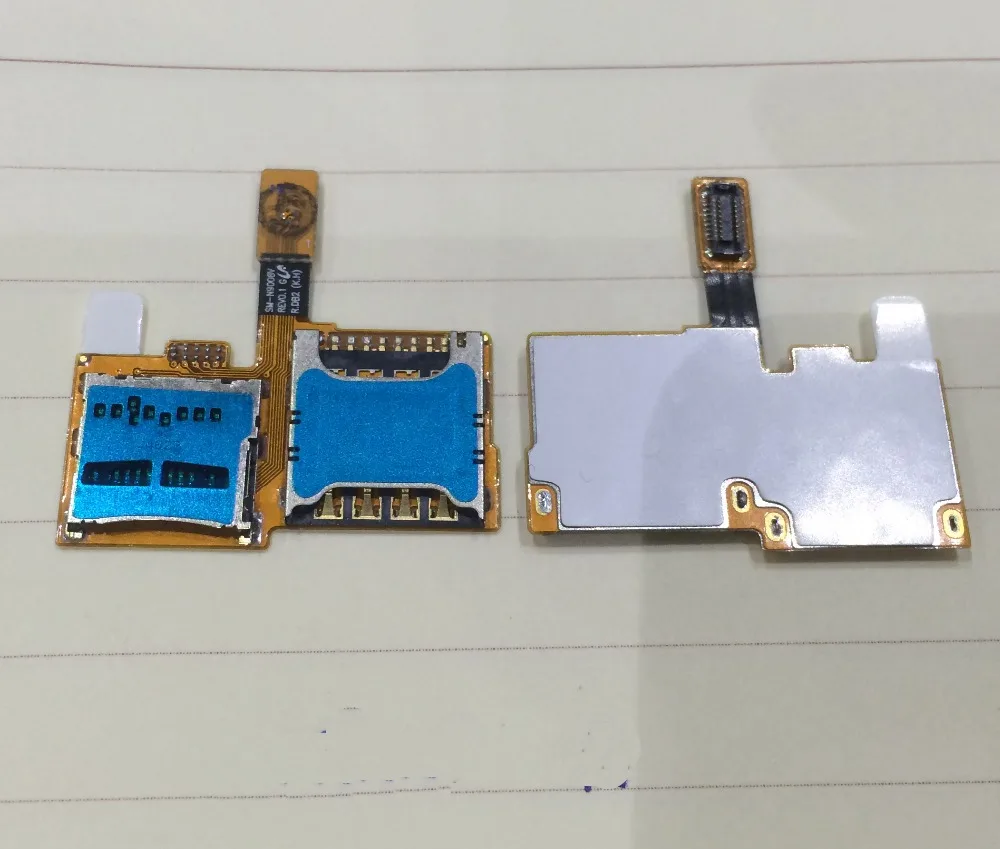 

10pcs/lot Sim Card Reader Flex Cable For Samsung Galaxy Note 3 N9008V Sim Card Slot Holder Connector repair