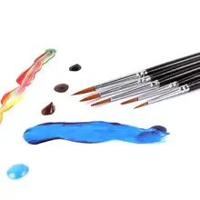 5 шт./компл. Дизайн ногтей мелкие детали Кисточки ручная роспись крюк линия рисунок пером миниатюры Кисточки пополнения товары для рукоделия