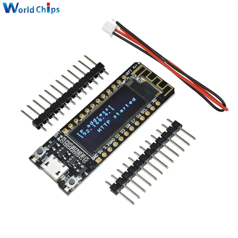 ESP8266 wifi чип 0,91 дюймов OLED CP2014 32Mb Flash ESP 8266 модуль Интернет вещей плата PCB для NodeMcu для Arduino IOT - Цвет: blue display