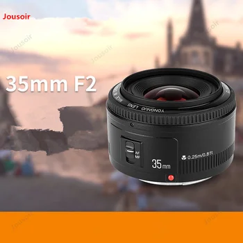 

YN35mm F2 Standard Fixed Focus Lens Quan Huafu Auto - focus SLR Camera Fixed Focus Head Defocusing Ability CD50 T07