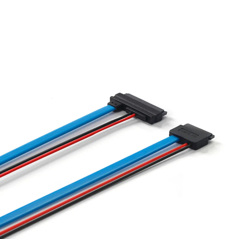 Тонкий кабель SATA серийный разъем ATA 7 + 15 22Pin к Slim 13Pin 6 тонкий коннектор для кабеля 5