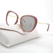 Негабаритные очки для чтения Модные женские солнцезащитные очки овальная оправа солнцезащитные фотохромные очки для чтения UV400 с коробкой FML