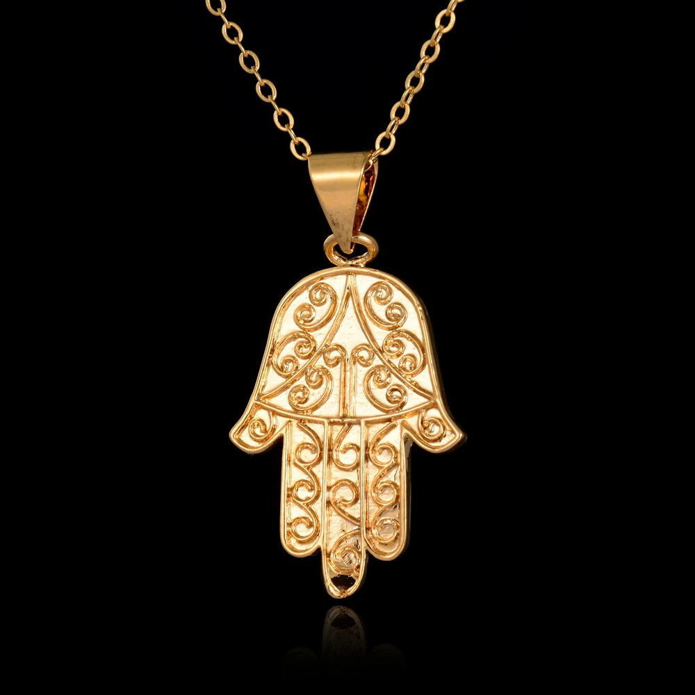hand of fatima necklace gold