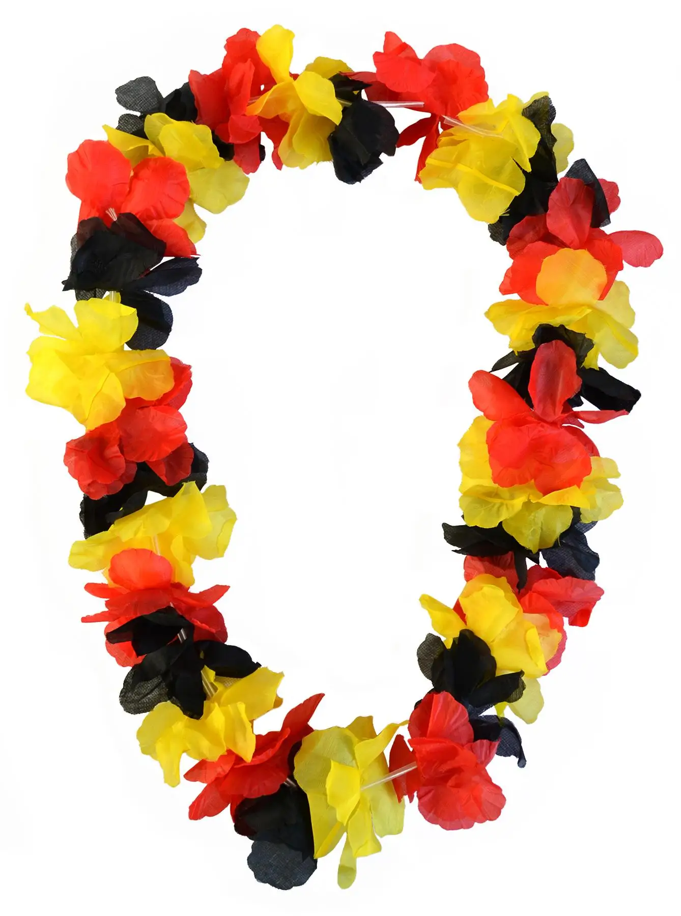 

24pcs/lot Hawaiian artificial Flowers Necklace Germany - 100cm long leis Garland Fancy Dress Hawaii Party Fun for WM / EM