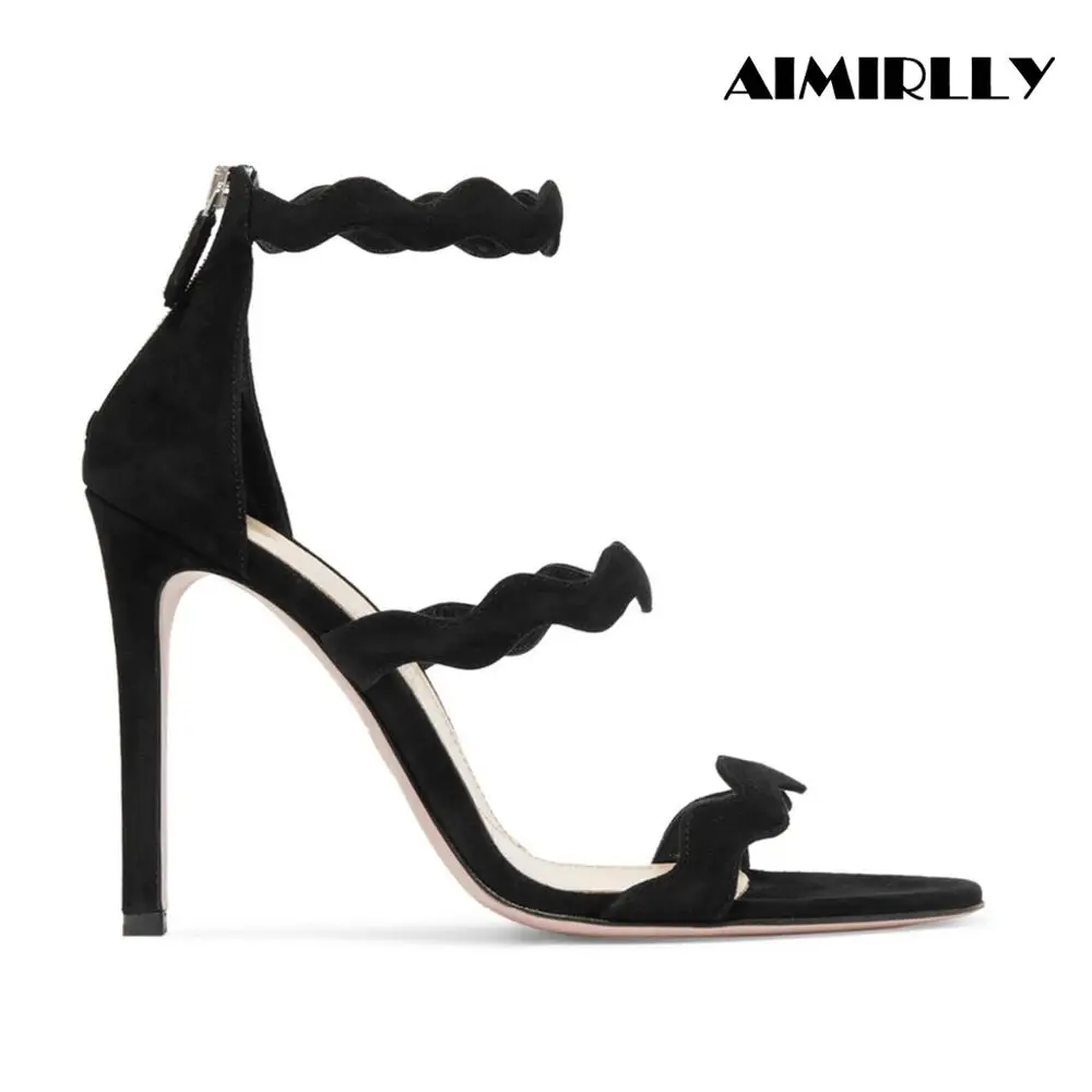 black nubuck ankle boots