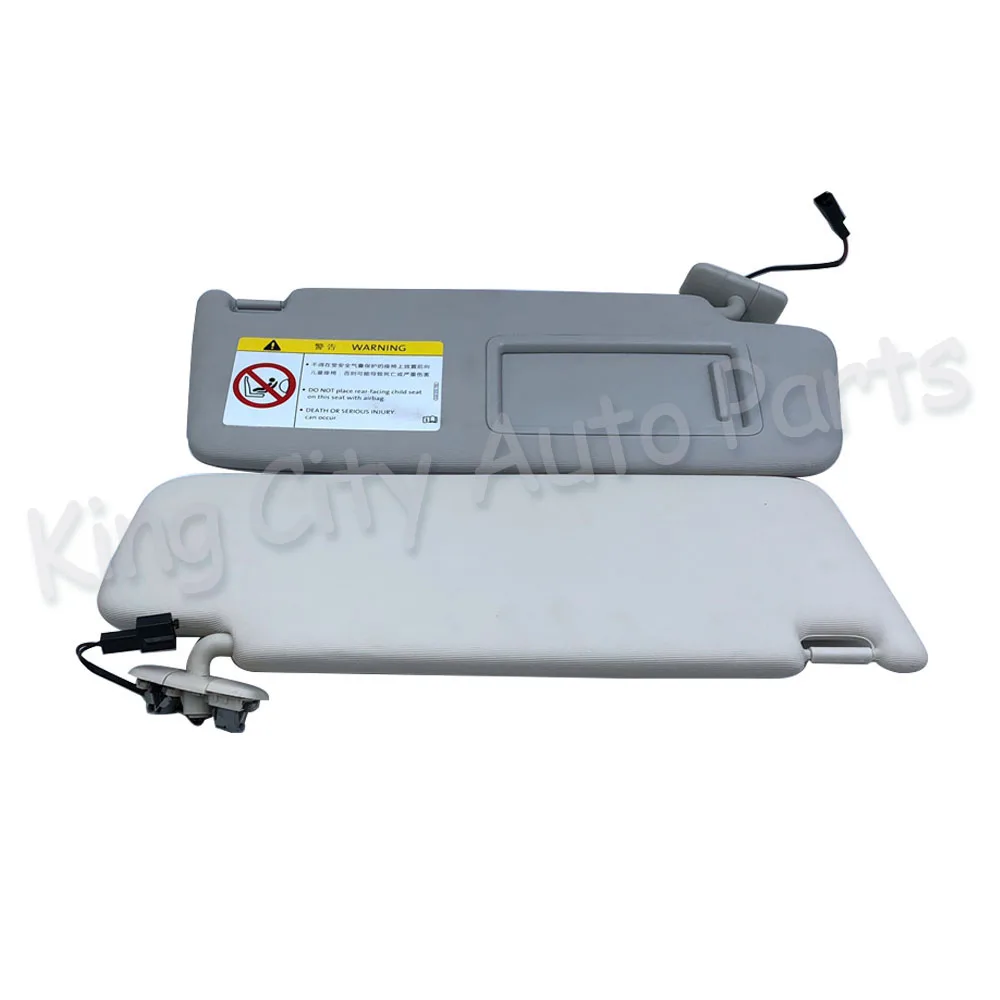 Espejo de Maquillaje de Acero Inoxidable para Visera de Coche keng Espejo para Interior de Coche Espejo de Maquillaje para Coche