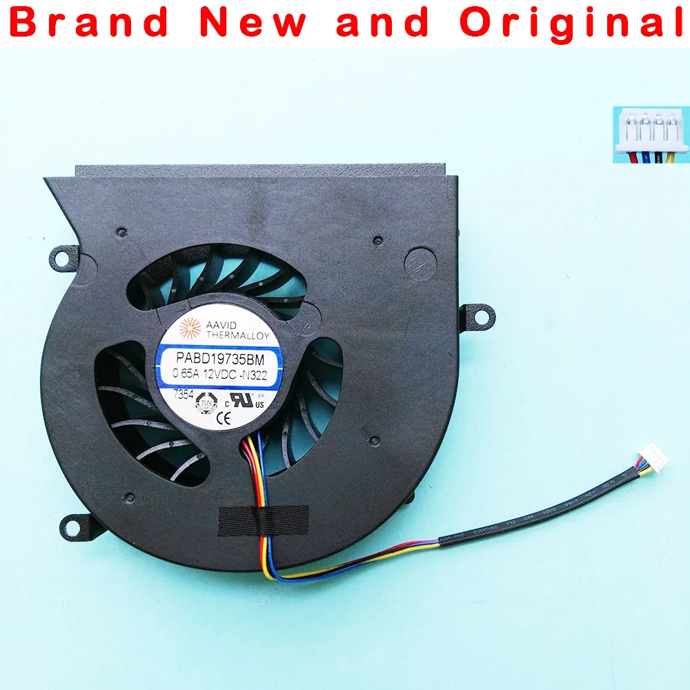 

New original cpu fan for MSI 16L1 16L2 GT62 GT62VR 6RD 6RE 7RE cpu cooling fan cooler PABD19735BM N322 DC 12V 0.65A 4PIN