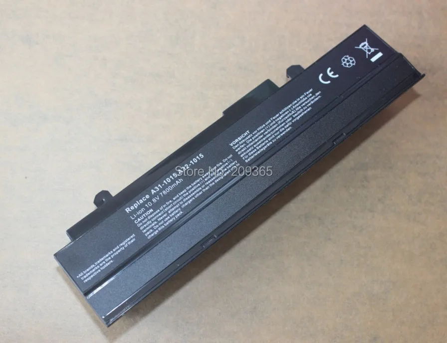 9 ячеек 7800 мАч черный Батарея для ASUS Eee PC 1011B 1011BX 1011C 1011CX 1011 P 1011PD 1011PDX 1011PN 1011PX 1011 PX A32-1015