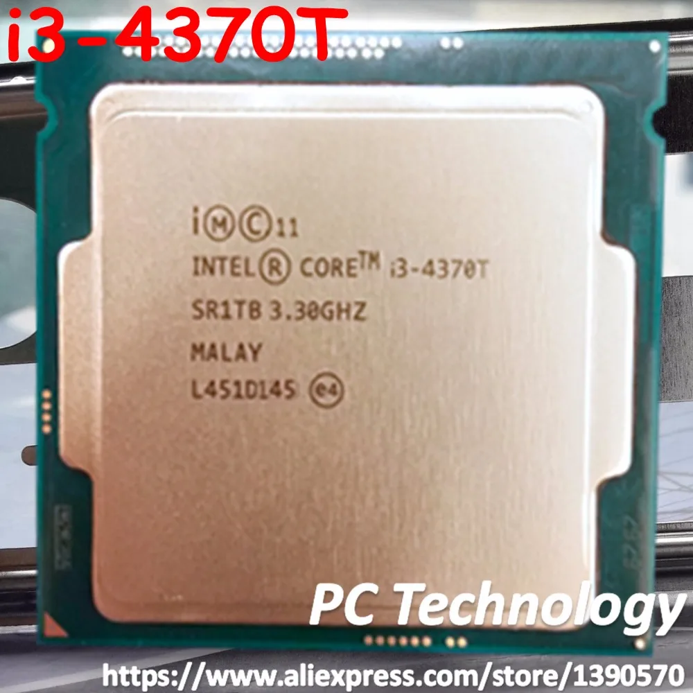 Процессор Intel core i3-4370t SR1TB cpu 3,30 GHz 4M LGA1150 i3 4370T двухъядерный настольный процессор