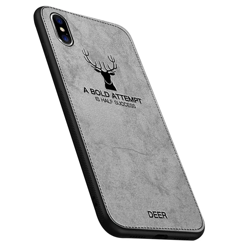 NYFundas ткань ультра-тонкий холст силиконовый чехол для телефона iphone 8 Plus 7 6 6s Plus X XS Max XR ткань Текстура ТПУ Conque аксессуар