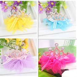 

Hot Sale!! High Quality Baby Girls Tiaras Kids Accessories Rhinestone Lovely Princess Crown Hairpin Children Accessories