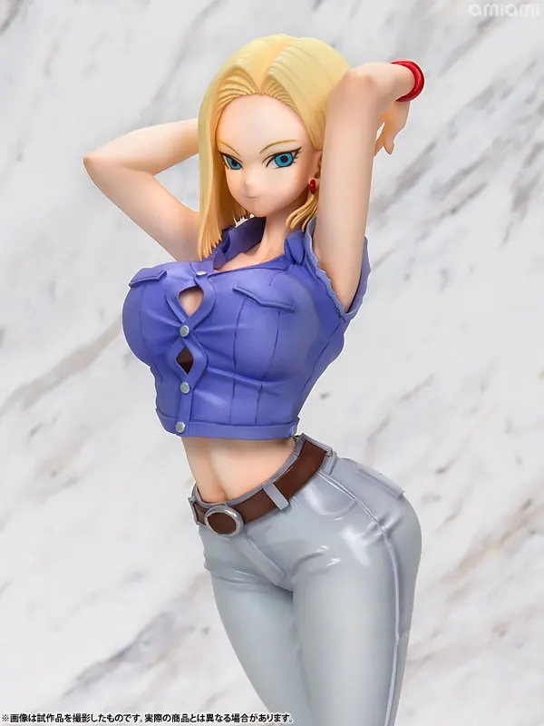 Японское аниме "Dragon Ball Z" MegaHouse Dragon Ball Gals полная фигурка-Android#18 Ver. III