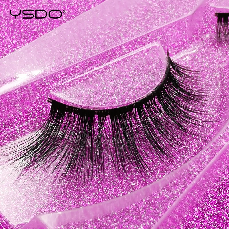 

YSDO 1 pair mink lashes natural eyelashes fluffy lashes 3d mink eyelashes volume lashes eyelashes maquiagem 3d false lashes W34P