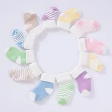 Осенне-зимние носки для младенцев хлопковые носки для новорожденных, теплые детские Носки ярких цветов носки для мальчиков и девочек ясельного возраста