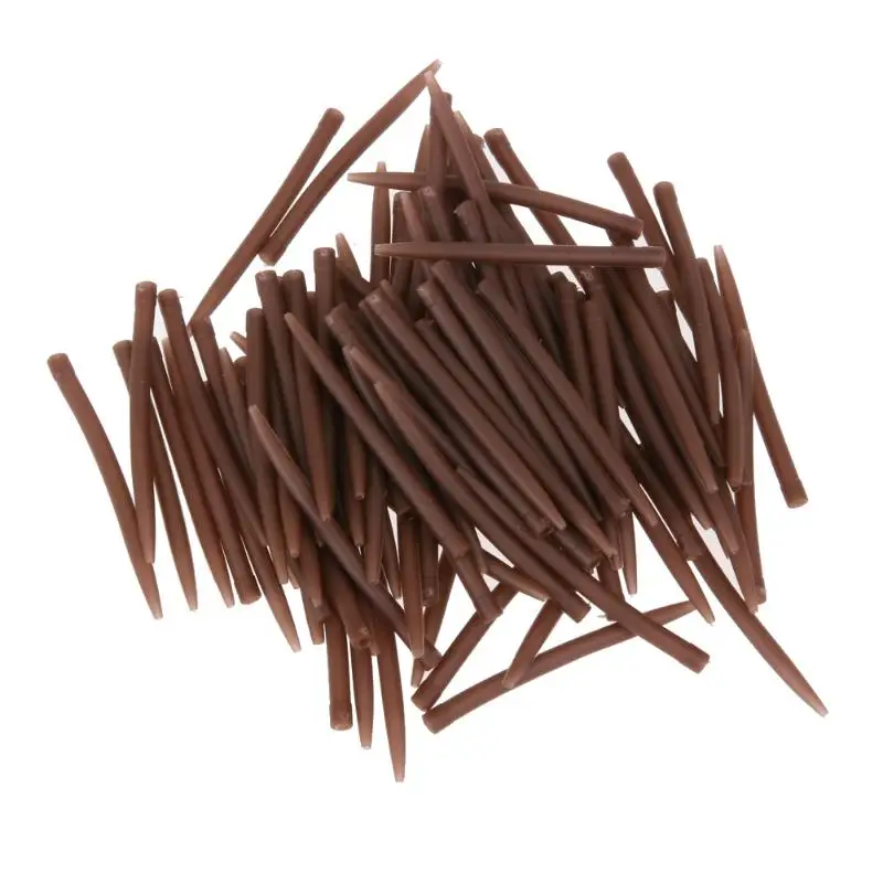 

Terminal Carp Fishing Anti Sleeves Connect With Fishing Hook Brown