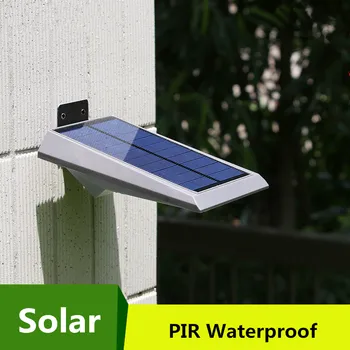 

LED Solar Wall Lamp 18 LED 2835smd PIR body Motion Sensor Street Lighting Waterproof IP44 Outdoor led garden Light