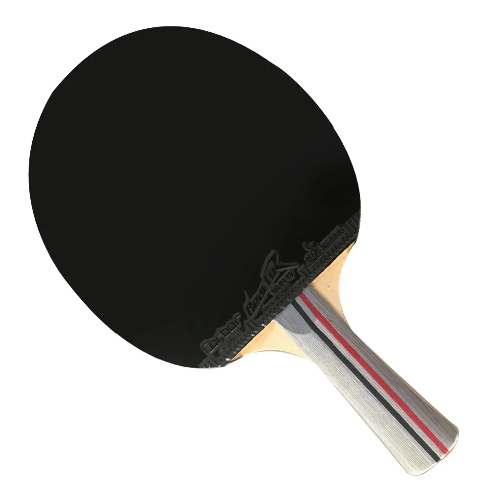 Reactor DJ200 blade+ 2 шт. corбор резиновый с губкой для настольного тенниса pingpong ракетка длинная для европейской хватки fl