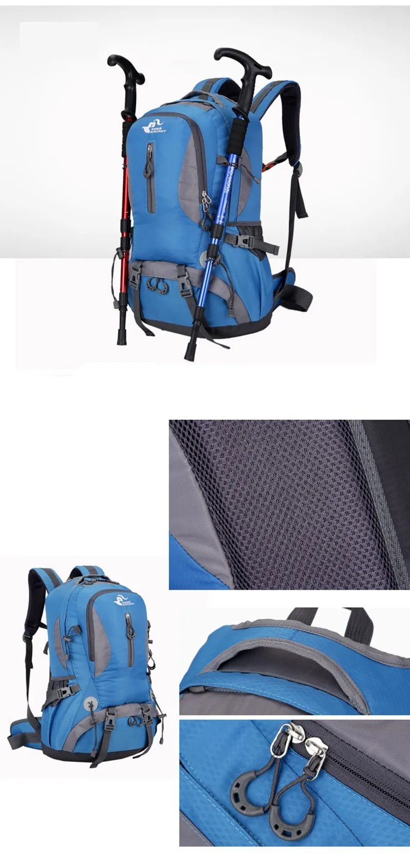 Free Knight 40L Hiking Backpacks Outdoor Sports Bag Trekking Travel Bags Men Waterproof Women Camping Men's Backpacks 7 Colors