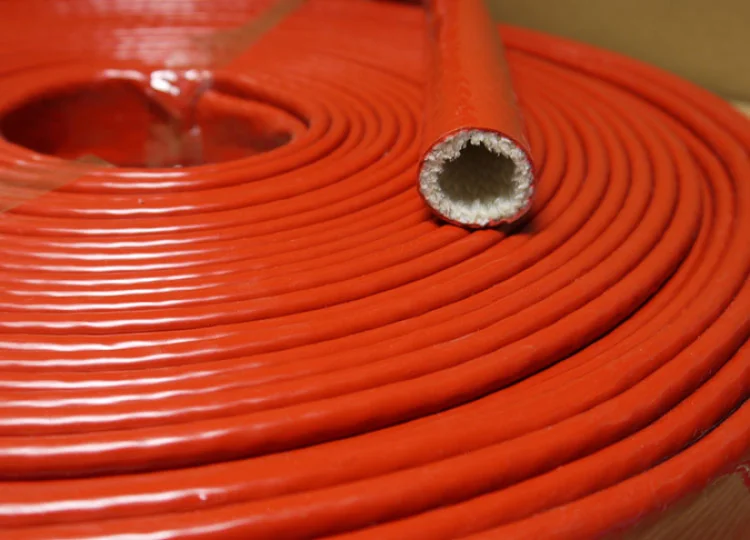 Thickening Fire Proof Tube ID 10mm Silicone Fiberglass Cable Sleeve High Temperature Oil Resistant Insulated Wire Protect Pipe