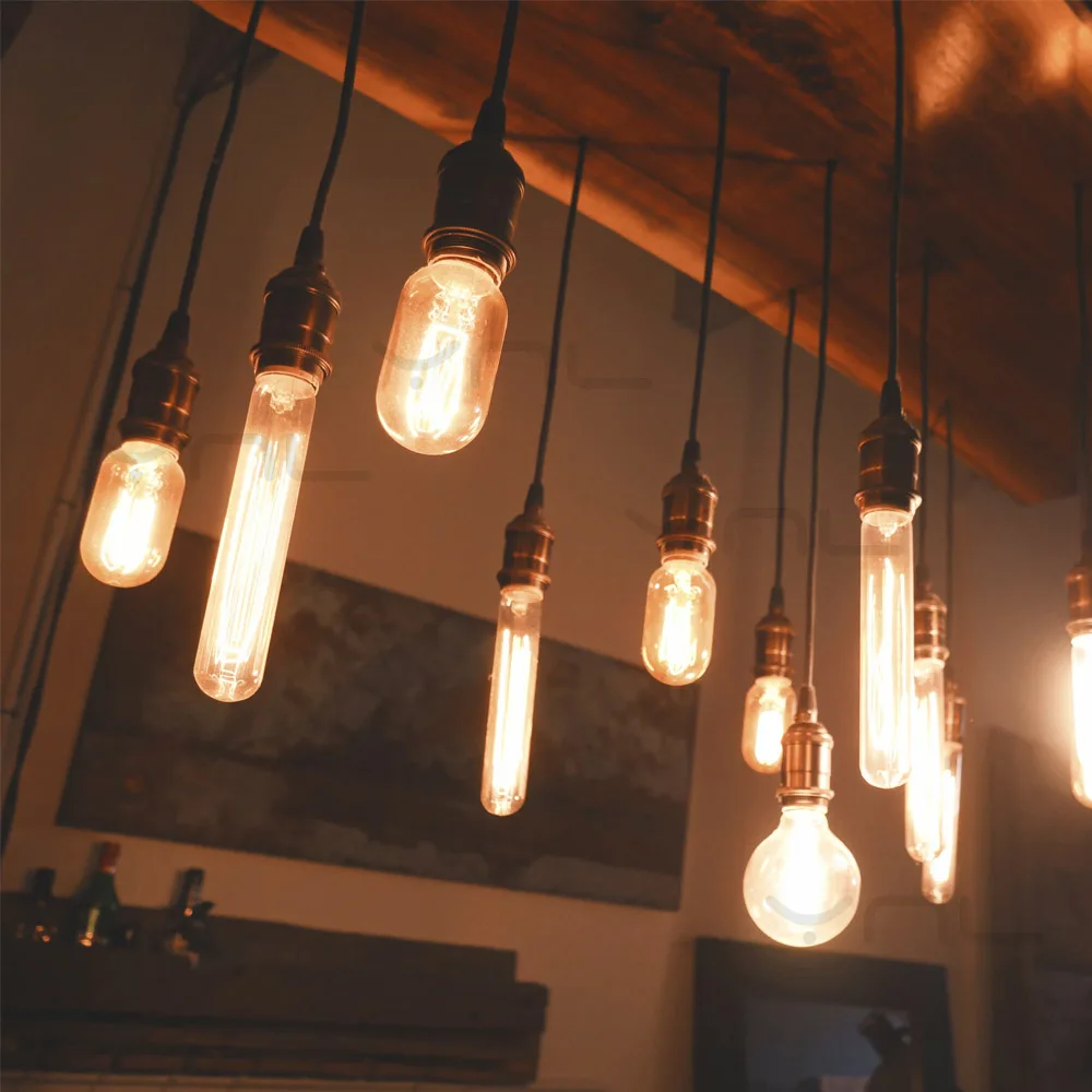 

E27 Retro Edison Bulb 220V 40W ST64 G95 T10 Ampoule Vintage Bulb edison Lamp Incandescent Filament Light Bulb ART Deco