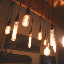 E27 Retro Edison Bulb 220V 40W ST64 G95 T10 Ampoule Vintage Bulb edison Lamp Incandescent Filament Light Bulb ART Deco