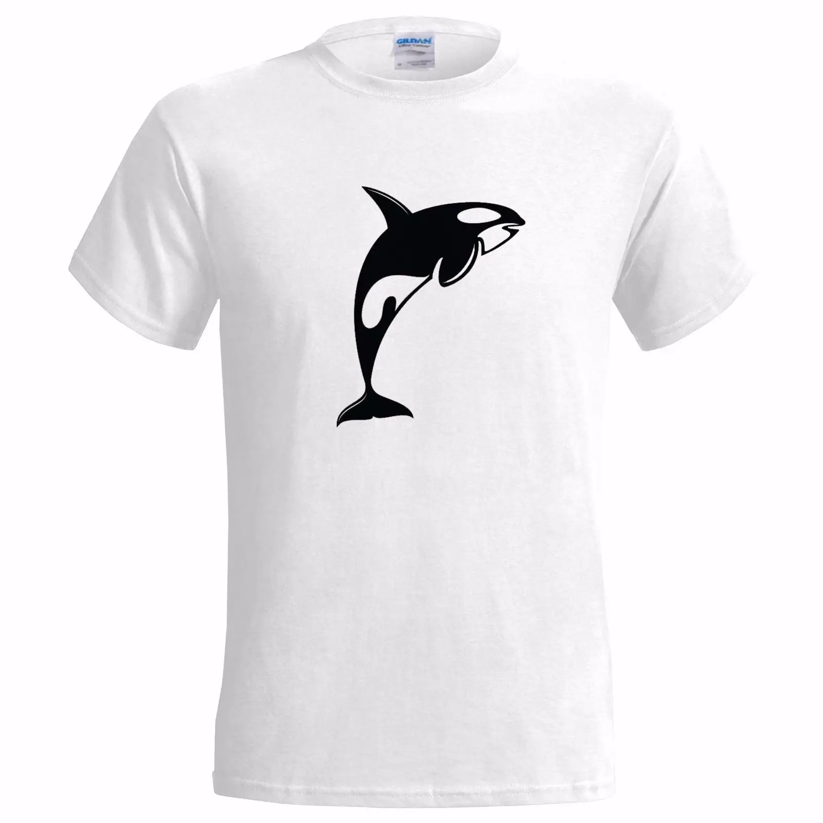 ORCA дизайн для мужчин S футболка KILLER WHALE дикая природа Морская жизнь киты сохранить