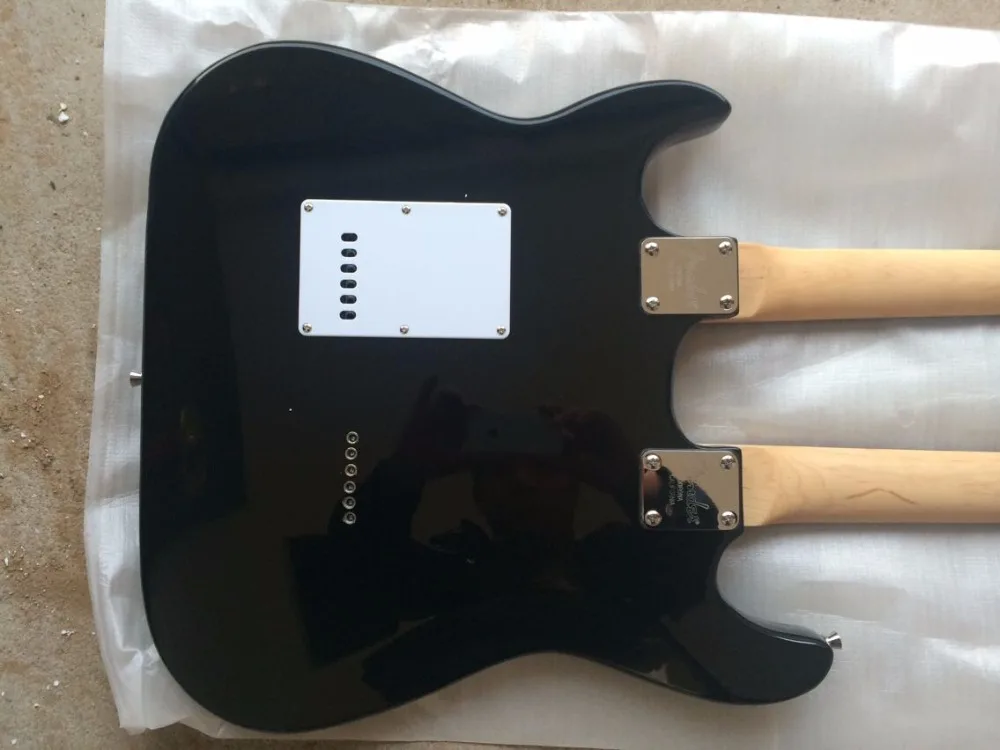 Wholesale new STR double neck Electric Guitar top quality in sunburst 141001