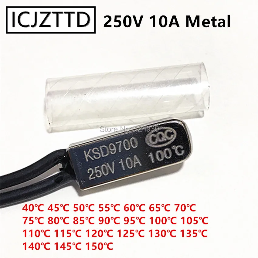 Металлический Термостат KSD9700 10 А 250 В 40 ~ 150 градусов|Выключатели| |