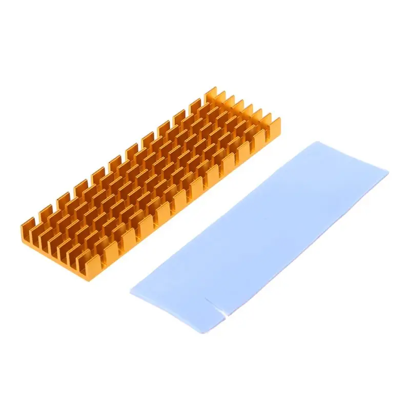 

Heatsink Heat Dissipation Radiator M.2 NGFF Cooling Heat Sink Heat Thermal Pads for M.2 NGFF 2280 PCI-E NVME SSD