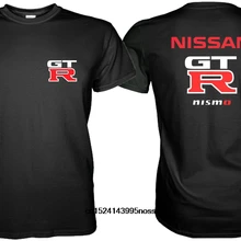 Nissan NismoCar гоночный логотип GTR Автоспорт Skyline черная футболка Мужская хлопковая футболка крутые футболки модные топы одежда