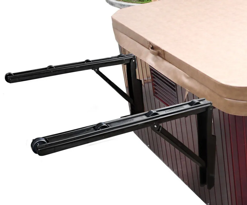 

SWIM SPA HOT TUB COVER LIFTER that fits vary SIZE, SHAPE and BRAND of SPA,CABINET FREE COVER REST