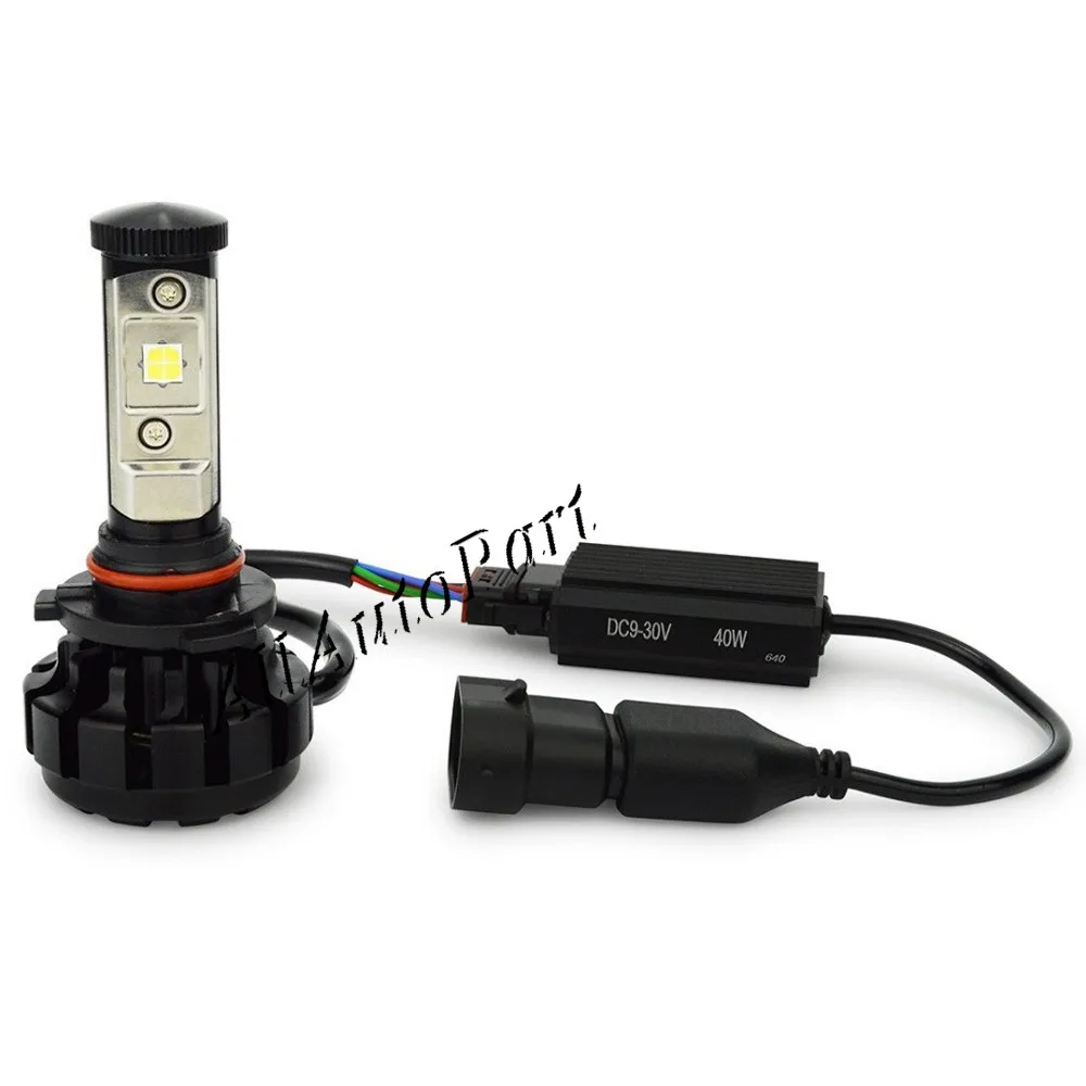 LED V18 Cr ee HB4 9006 комплект автомобильных светодиодных фар 80 Вт и 8000лм налобный фонарь