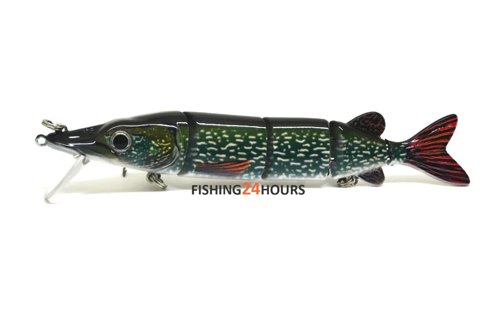 15cm Bass PIke Muskie Fishing Bait Lure Swimbait Life like Baby Pike Sinking NEWin Fishing