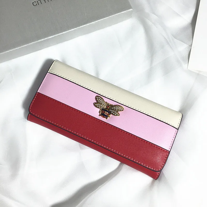 

LKPRBD Fashion 2018 real leather wallet handbag bag holder pack Mobile Wallet