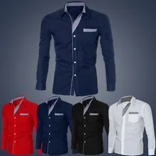 Мужская модная повседневная рубашка с длинным рукавом и принтом, приталенная мужская деловая рубашка, брендовая мужская мягкая удобная одежда