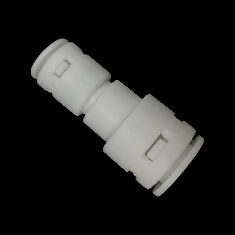 

20 pcs Non buckle design 1/4 inch to 3/8 inch water pipe connector joint POM plastic water purifier fast push-in interfacing