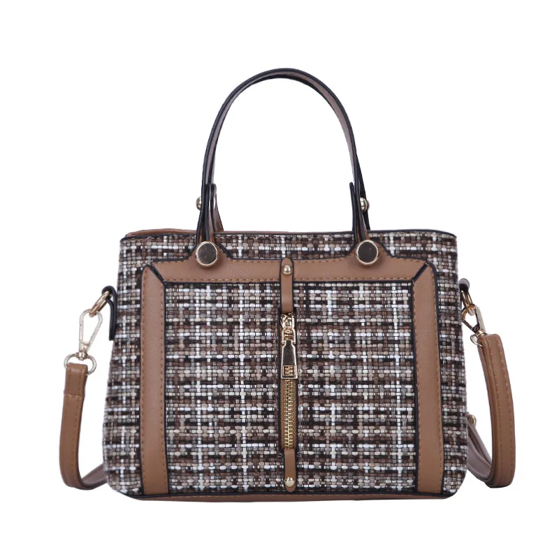 

2019 New Luxury Handbags Women Bags Designer Fashion Handbags Woolen Material Ladies Messenger Bag