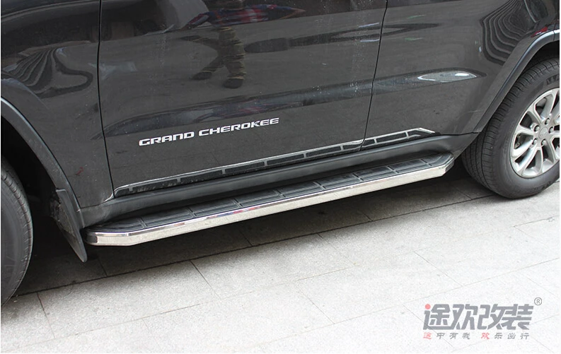 

Car Aluminum alloy Running Board Side Step Nerf Bar For Grand Cherokee 2011 2012 2013 2014 2015 2016 2017