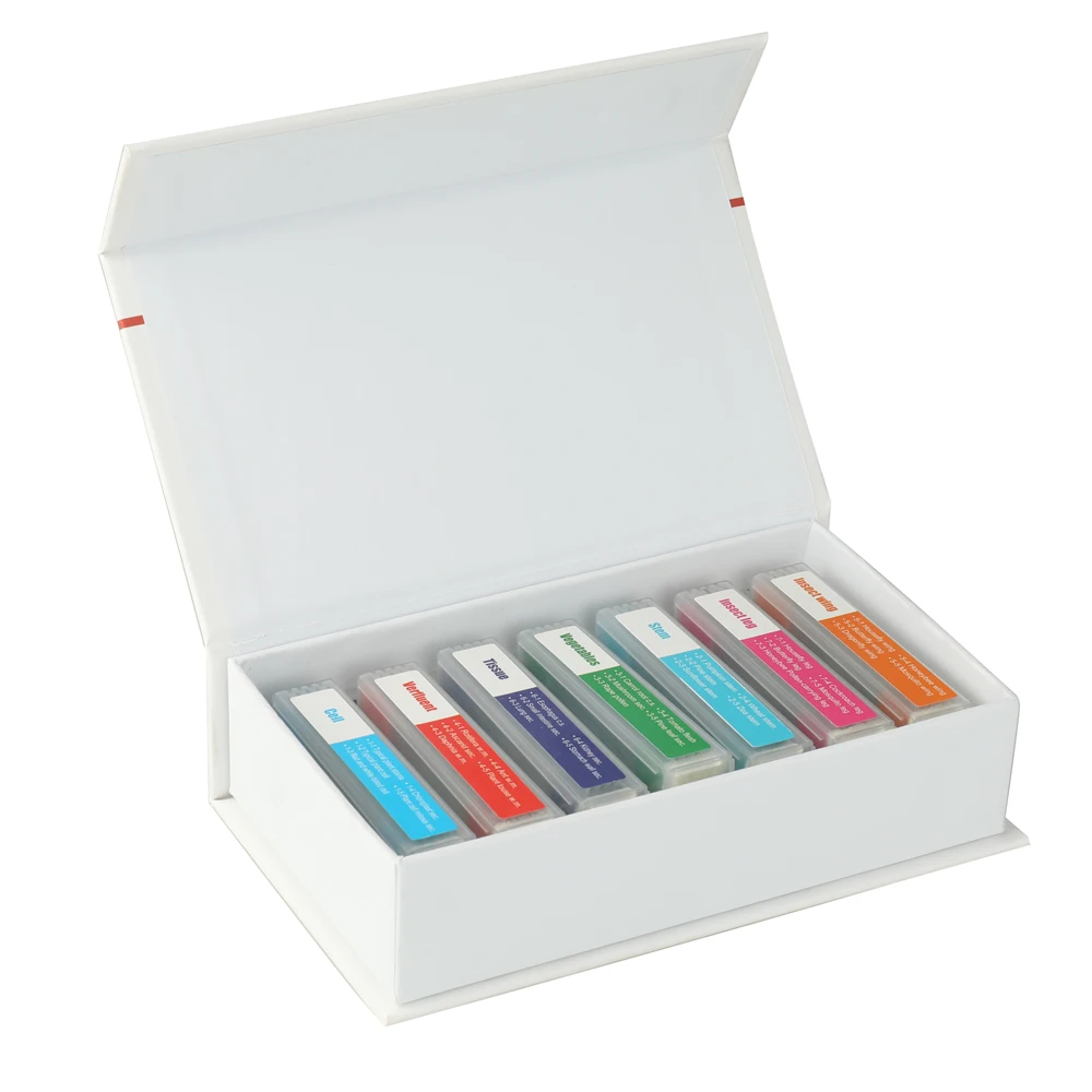 

35 Piece of Colorful Microscope Specimens Biological Specimen Slides Primary and Secondary Gifts