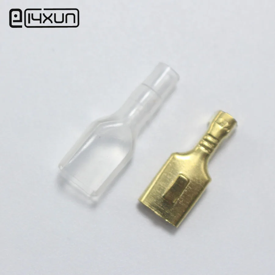 20 Sets 6.3mm Crimp Terminal 6.3 mm Splice Female Spade Connector