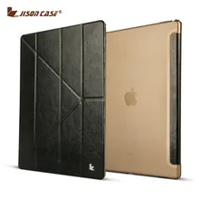 Jisoncase PU Leather+ PC Case for iPad Pro 12.9 inch Luxury Tablet Cover for iPad Pro with Stand+Auto Wake Up and Sleep Function