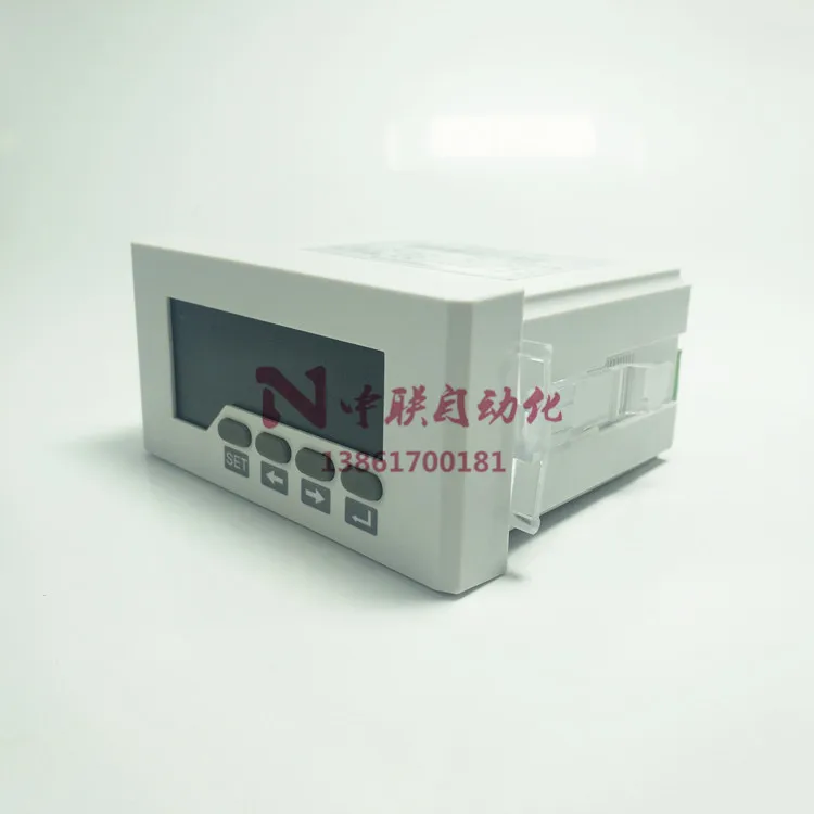 Digital Frequency Converter Line Speed Meter Tachometer Frequency Meter DC0-10V/4-20MA Input Display 0-9999