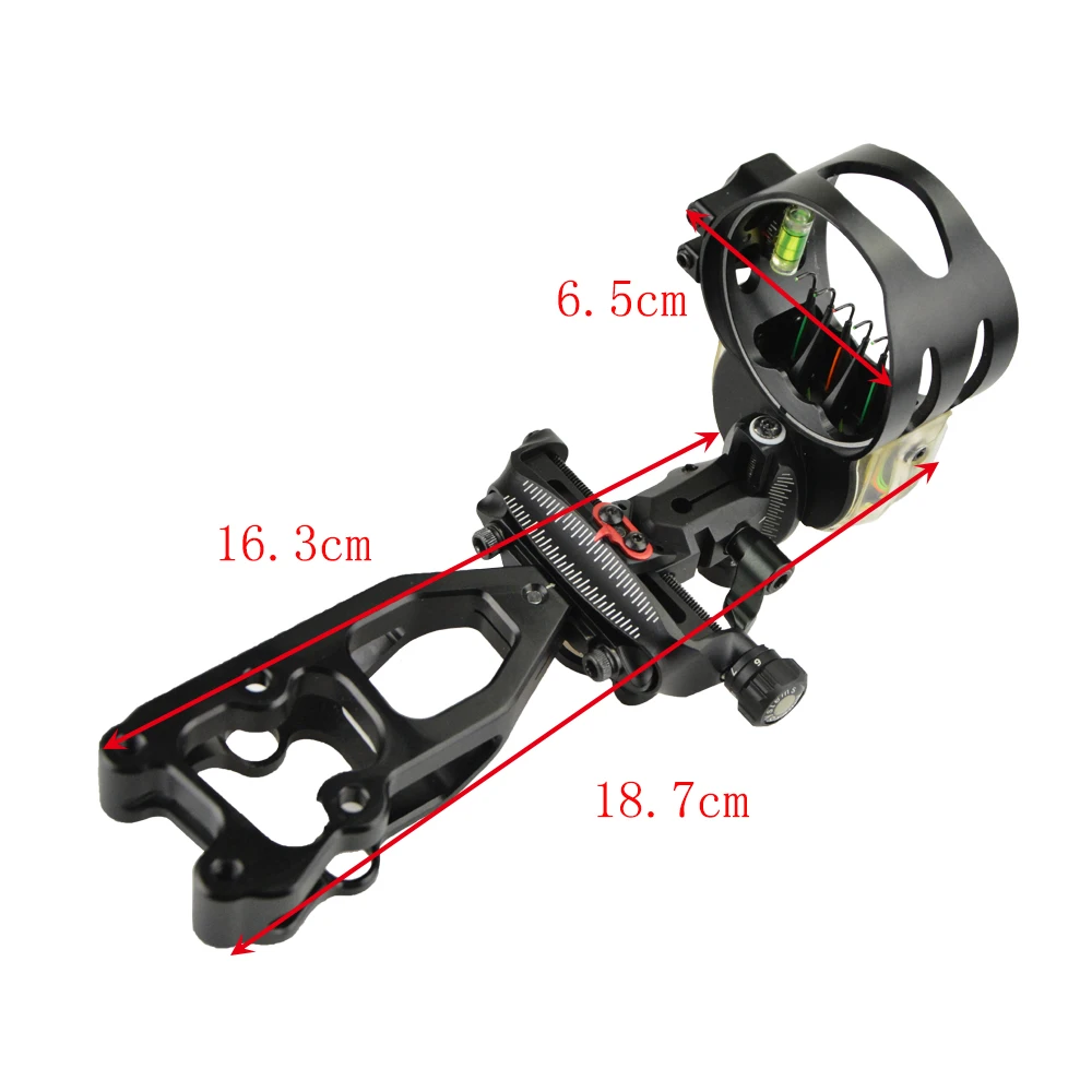 1 шт. комплексный прицел для лука 5 Pin Micro Регулируемый Алюминий сплава лук SightArchery аксессуары для охоты