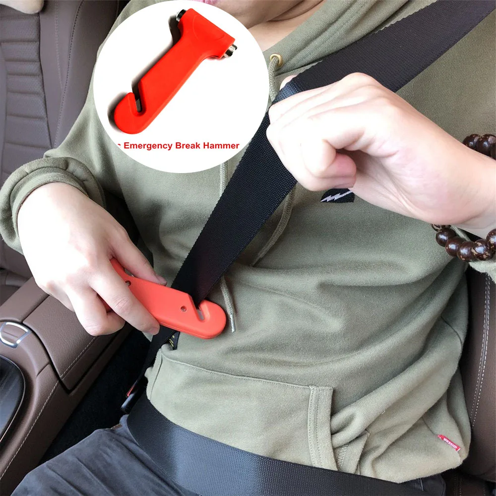 

Car styling Multifunction safety hammer for Benz A B C E S G GLE GLC CL CLK CLS GL GLK R SL SLK class W211 W221 W220 W163 W164