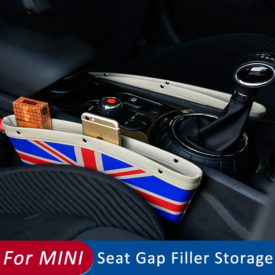 

Car Seat Storage Box Organizer Seat Side Slit Pocket Wallet Phone Coins Keys Holder for MINI COOPER R52 R53 R56 R60 F55 F56 F60