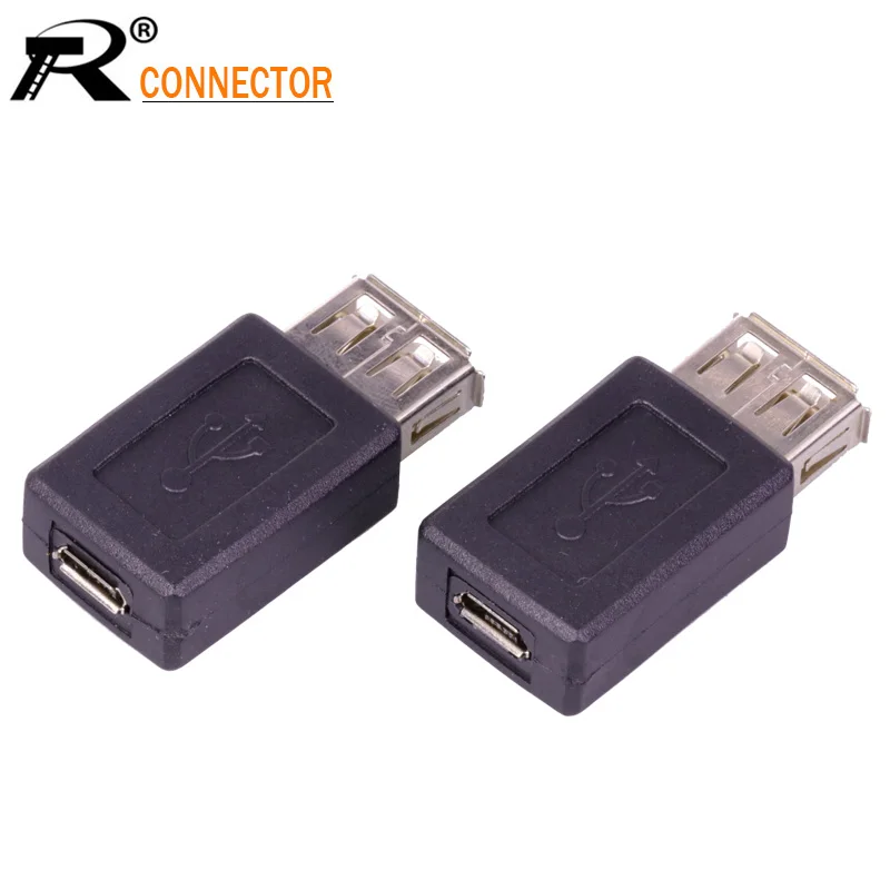 100 шт. переходник с USB A на Micro usb|Соединители| |